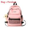 Luo Couples Backpack For Teens And Students With Durable Nylon Fabric And Casual Street Style