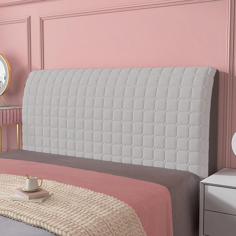 

Роскошный клетчатый чехол для изголовья кровати, утолщенный, мягкий, все включено, чехлы для спинки кровати, противопылевые, защита для изголовья кровати 160cm