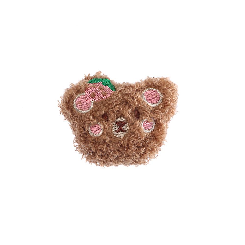 Χαριτωμένο Ιαπωνικό Βελούδινο Αρκουδάκι Καρφίτσα - Κινούμενο Σχέδιο για Τσάντες, Πουλόβερ και Κασκόλ