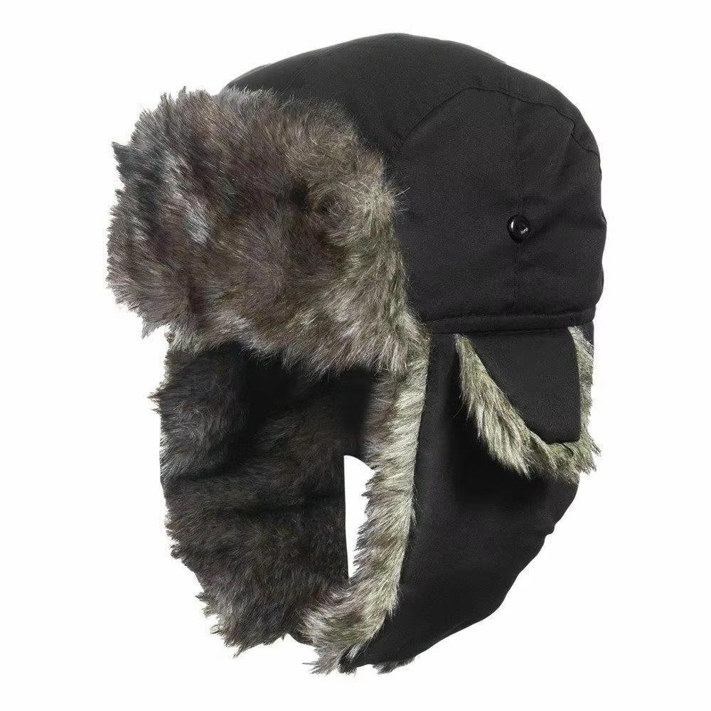 Winter Flaps Ski Hat New Bomber Hats Russian Ski Hat Faux Fur Hats Mens Women Unisex Warm Trapper Aviator Trooper Earflap