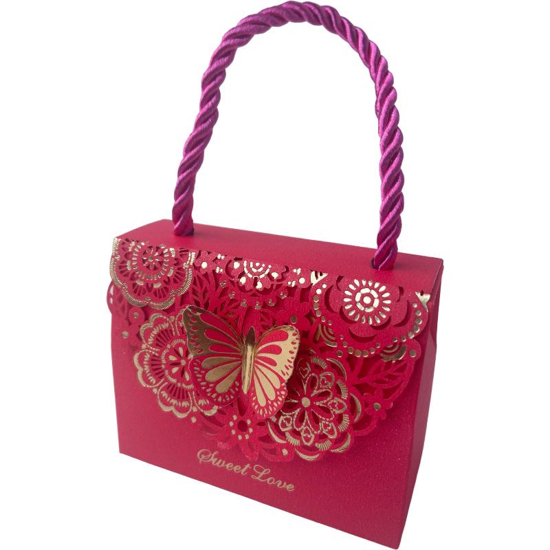 

Европейская свадебная подарочная коробка для конфет - креативная упаковка Small розы красного