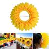 Cappello da girasole per adulto e bambino, cappello per festa di compleanno, costume per gioco di ruolo, copricapo da palcoscenico