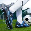 Men's Soccer Shoe TF/FG Non-Slip Turf Soccer Cleats Train Shoes Comfortable Simple Design Sneakers Casual Lace Up Football Boots