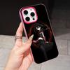 Akame Kurome Jelly Double layer Rose Red Mobile Phone Case for iPhone 17 16 15 14 13 12 11 Air Pro Max Plus Protective
