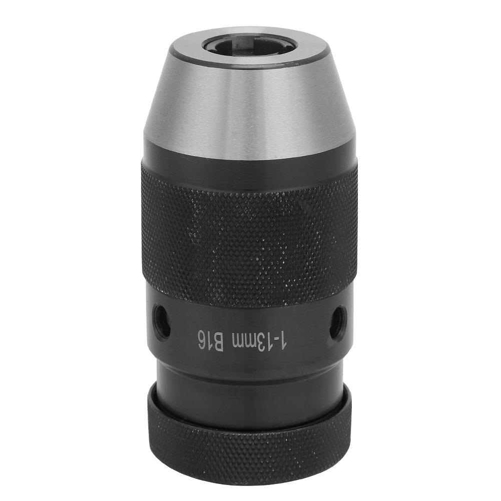 Carbon Steel Self Tighten Keyless Lathe Drill Chuck B16 Arbor Live Center (Light Duty)