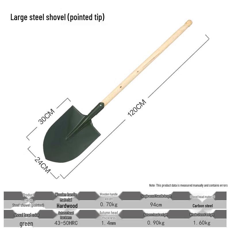 Heavy-Duty Tactical Shovel and Pickaxe