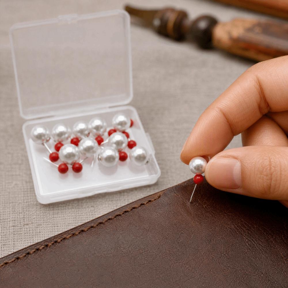 Metal Pin Shaft Positioning Needles Straight Design Sewing Craft Pins  For Fabric Crafts