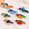 Bird Shaped Clip Colorful Hair Claw Strong Hold Non Slip Parrot Sparrow Design Clips Hummingbird Shape Clamp Accessories for Women Girls Lightweight