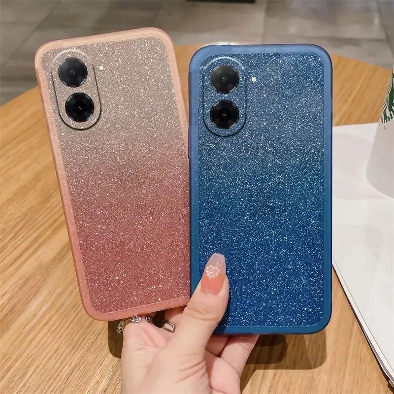 For Xiaomi Redmi A5 4G A 5 Luxury Glitter Silicone Phone Case for RedmiA5 Turbo 4 Pro POCO C71 F7 Ultra X7 Lens Camera Protection Film Clear Bumper