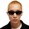 Pearl decorative cat eye sunglasses UV anti-ultraviolet trendy sunglasses for men and women