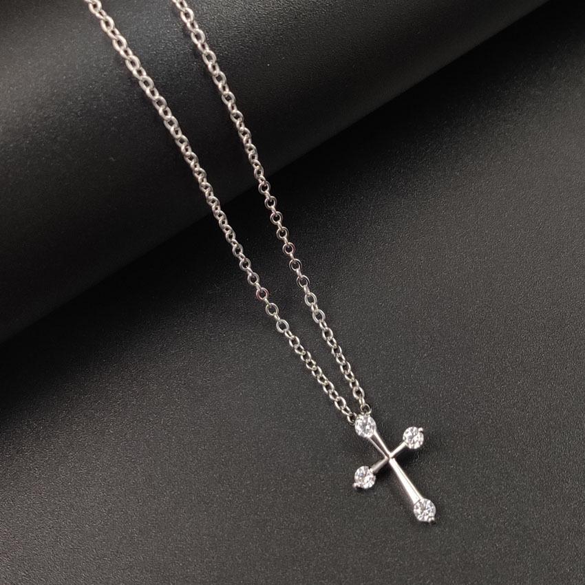 Customizable Zirconia Crystal Pendant Necklace - Personalized Fashion Jewelry
