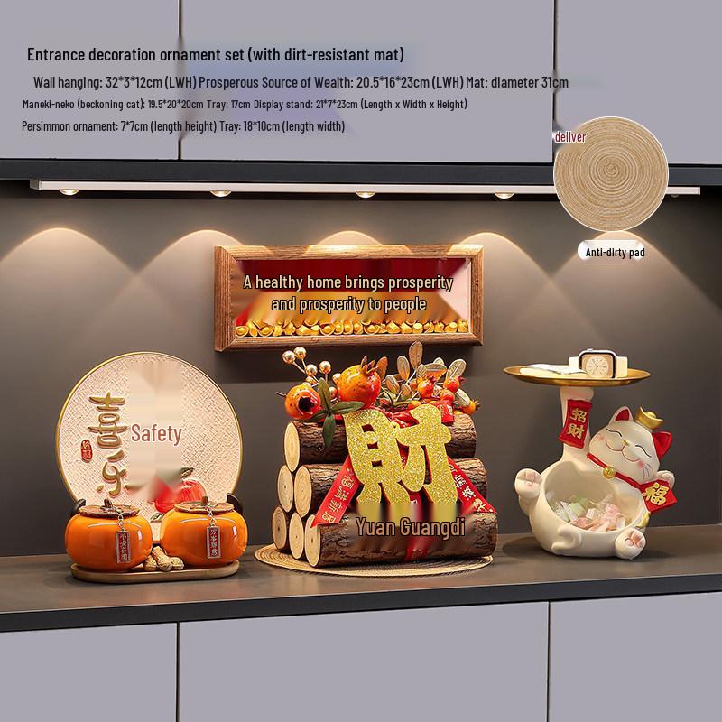 Prosperous New Chinese Style Housewarming Decoration Set