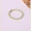 Mini Gemstone Bracelet & Ring Set: Grape Jade and Green Prehnite Crystal