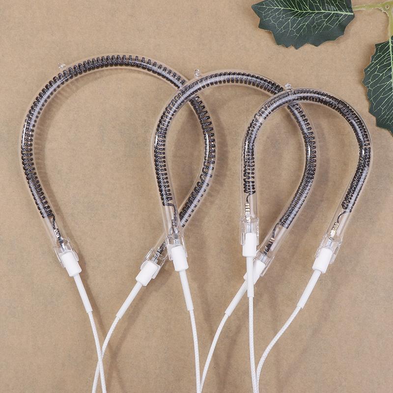 600/900/1200W Small Sun Heater Heating Lamp Tube Carbon Oven Parts Round Heating Tube Practical Electric Stove Ring Fittings