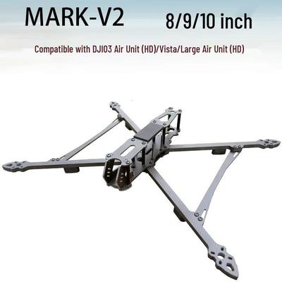 Carbon Fiber Drone Frame - MARK4/MAK4 V2, 8/9/10 Inch FPV Racing, Long Endurance