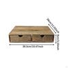 Coffee Pod Holder Countertop Storage Maker Machine Stand Vintage Wooden Organizer for Office