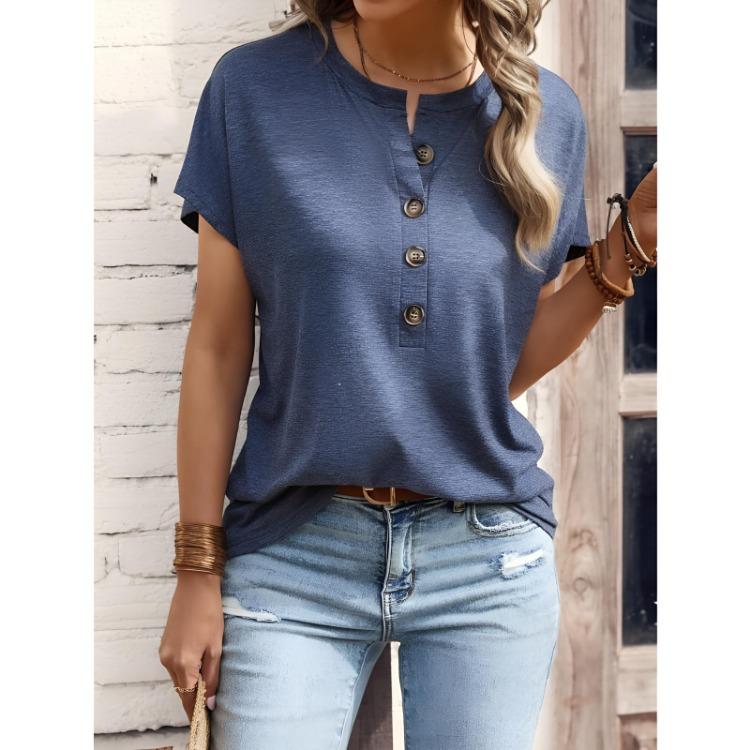 Spring Summer Women's Fashion Short Sleeve T-shirts Tops Clothing