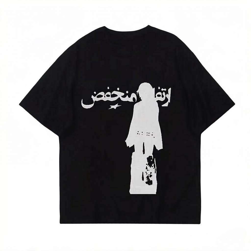 

Short Sleeve Top Harajuku Cartoon Graphic Print Casual Hip Hop Unisex Clothes Y2K Cotton Tshirt High Street Loose ONeck Fashion S