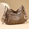 Simple and Retro Single-shoulder Women's Bag, Stylish and Lightweight Middle-aged Mother's Bag, Commuting Crossbody Bag