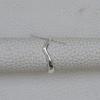 Sterling Silver Chevron Ring, Handmade Stackable Thumb Ring