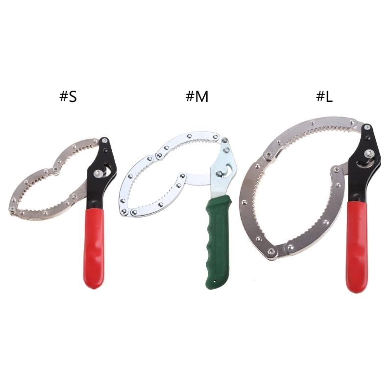 Oil Filter Removal Strap Wrench Oil Filter Removal Strap Oil Filter Spanner Filter Changing Tool for Car Truck 3 Sizes