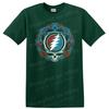 Skull Lightning Graphic T Shirt Vintage Tie Dye art Festival Tee