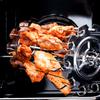 Ocelové kovové rožnové jehly klec trouba kebabovač gril snadno čistitelné
