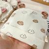 Soft Cotton Newborn Hat Cute Bear Bow Baby Fetal Cap Spring Autumn Infant Girl Boy Beanie 0-3 Months