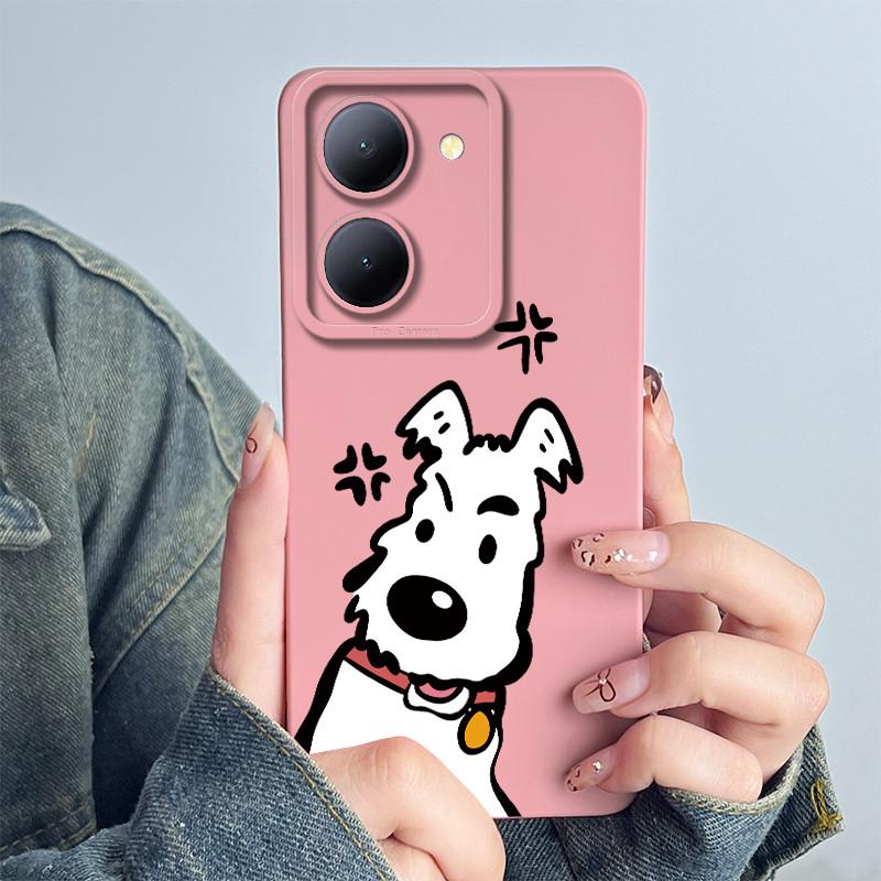 For Vivo Y36 5G Phone Case V2248 Funda Soft Silicone Cute Panda Flower Boys Girls Shell Cartoon Back Cover Protective Casing
