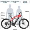 DUOTTS E29 electric bicycle, Bafang 250W motor, 48V 13.5Ah battery, full suspension, 27.5-inch tires, hydraulic brakes, range of 45-90 kilometers.