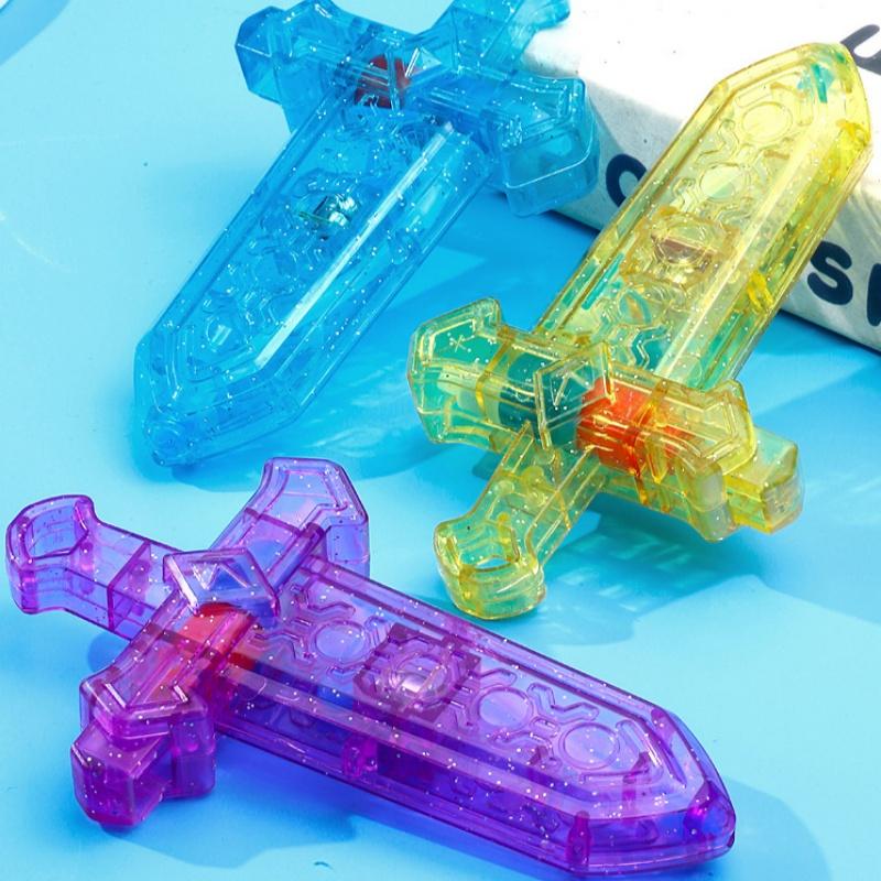 1/3Pcs Glowing Swords Water Squirting Water Guns Toy For Outdoor Water Play Beach Pool Party Gathering Water Activity