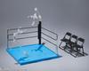 TAMASHII NATIONS Tamashii Stage ACT Ring Corner Pipe Chair Set for ABS Cotton Painted (Neutral Corner) & S.H.Figuarts (Approx. 170mm, & Base)