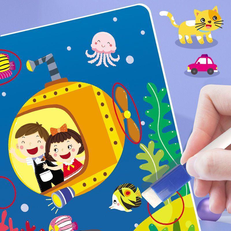 Spot the Difference Logic Maze Cards for Ages 3-6: Educational Game for Kids