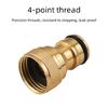 High Strength Aluminum Alloys Quick Connect Coupling With Precisions Thread Leakproof Water Pipe Fittings Easy to Use