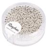 Plastic Beads, 2.5 Mm Ø, Silver, Box 240 Pcs