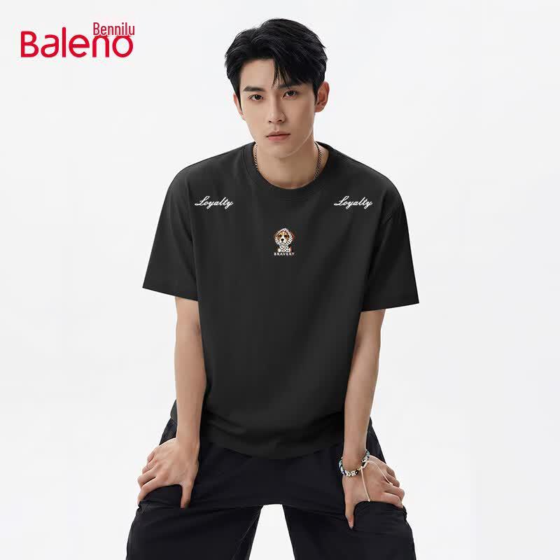Baleno Unisex Fun Dog Print Cotton T-Shirt L