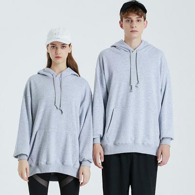 Autumn 330g Cotton Thin Hooded Sweater Women's Casual Oversized Pullovers Couple Hoodie Women Sweatshirt Solid Youth Streetwear