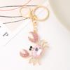 Fashion Crab Car Keychain Creative Animal Keyring Chain