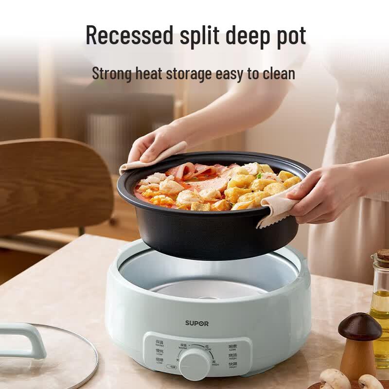 SUPOR 3L Multi-functional Electric Hot Pot CN plug (adapter included)