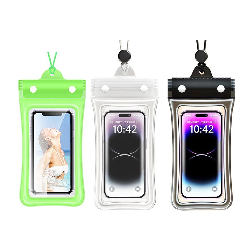 Şeffaf Su Geçirmez Telefon Kılıfı Dokunmatik Ekran Mühürlü Çanta Yüzme Dalış Telefon Kılıfı