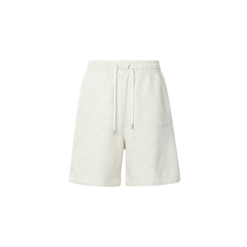 Jordan Solid Color Drawstring Shorts Men Bottoms Oatmeal-Heather FJ0701-141