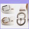 Fashion Women Pu Leather Belt With Alloy Buckle For Casual And Office Wear