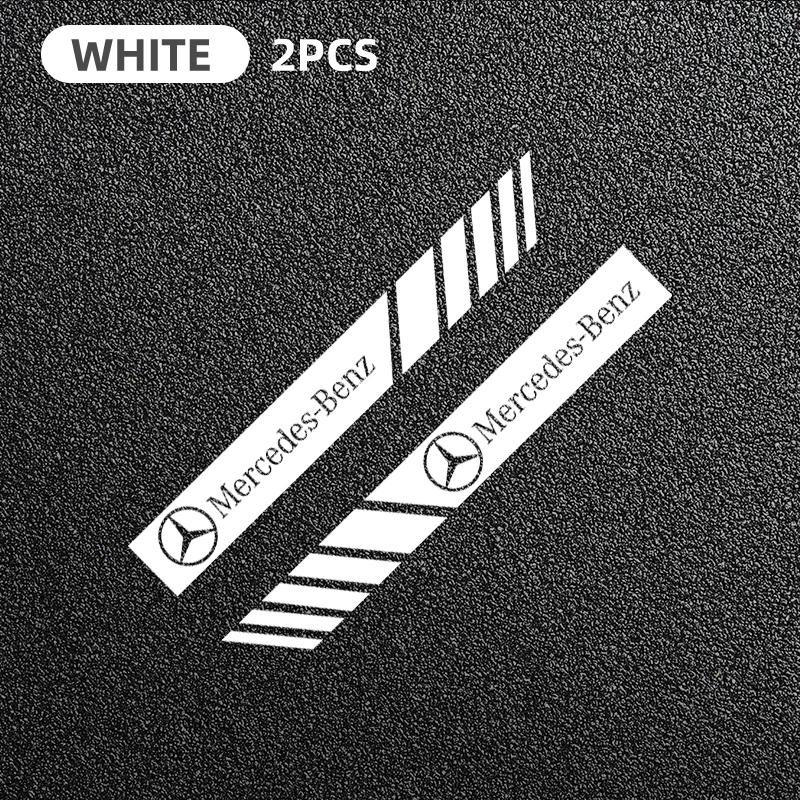 2pcs Car Rearview Mirror Side Decal Stripe Sticker Vehicle Body Accessories For Mercedes Benz AMG A B C E S CLA GLA GLB G Class