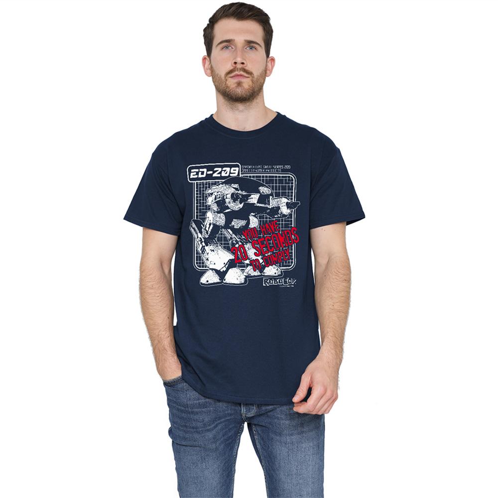 Robocop Unisex Adult Ed 209 T-Shirt