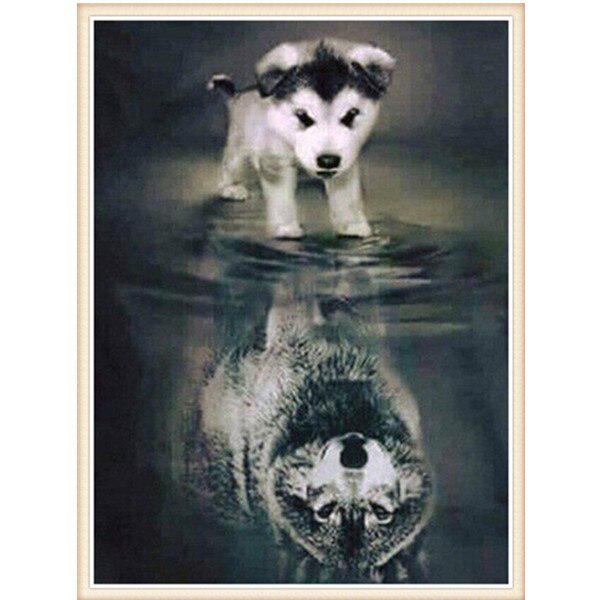 Animal Diamond Embroidery 5D DIY Diamond Painting Christmas Tiger and Giraffe Cross Stitch