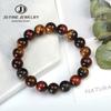 JD Naturstein Blaues Tigerauge Perlenarmbänder Damen Herren Reiki Heilung Yoga Meditation Charms Armreifen Pulseras Schmuck Geschenk