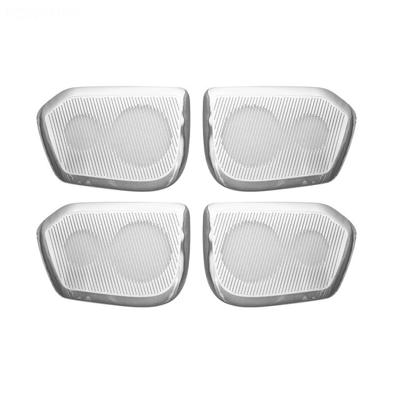 For Lynk&Co 900 2025-2026 Car Audio Decoration Ring Metal Car Horn Cover Sticker Automobile Modification Supplies Wear-resistant