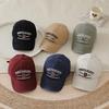 2026 Spring/Autumn Kids' Retro Embroidered Baseball Cap - Korean Style Duckbill Sun Protection Hat for Boys & Girls
