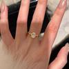 S925 Sterling Silver Women's Pigeon Egg Ring - 2026 Light Luxury Tail Design