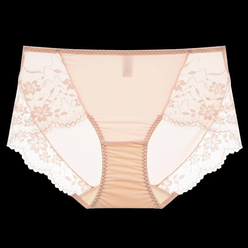 Audiffren XP4501 Damen High-Waist Spitzen Bauchweg-Slips